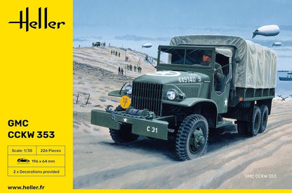 Heller HEL81121 GMC Model Kit, Various