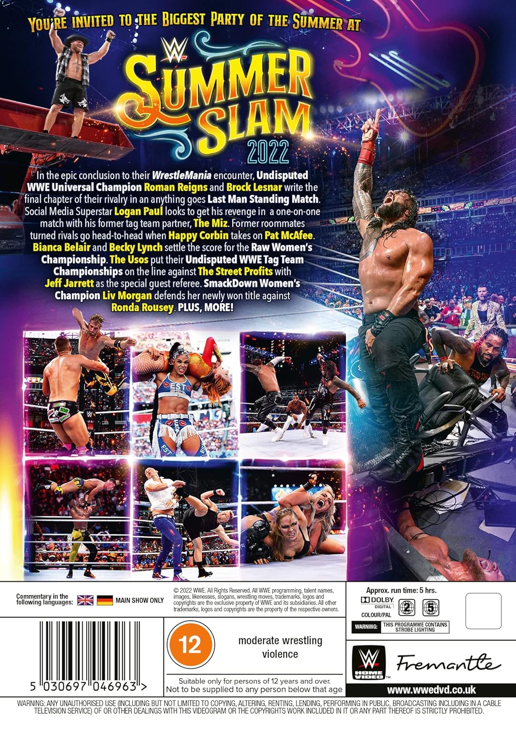 WWE: SummerSlam 2022