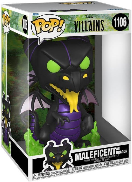 Funko POP! Jumbo: Villains - Maleficent Dragon - Disney Villains - Collectable Vinyl Figure - Gift Idea - Official Merchandise - Toys for Kids & Adults - Movies Fans - Model Figure for Collectors