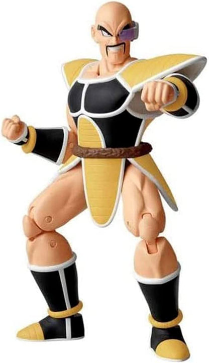 Bandai Dragon Stars Figures Nappa Dragon Ball Kai Version | Dragon Ball Nappa Figure | 17cm Articulated Dragon Ball Figure | Bandai Dragon Stars Anime Figures Nappa Toy | Anime Gifts And Anime Merch