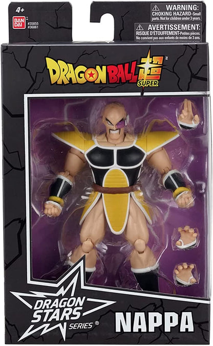 Bandai Dragon Stars Figures Nappa Dragon Ball Kai Version | Dragon Ball Nappa Figure | 17cm Articulated Dragon Ball Figure | Bandai Dragon Stars Anime Figures Nappa Toy | Anime Gifts And Anime Merch