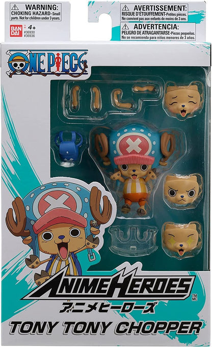 Anime Heroes 36936 Official Naruto Shippuden Chopper-Poseable Action Figure with Swappable Hands and Accessories, Multicolored