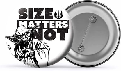 Star Wars - Insignia de botón "El tamaño no importa