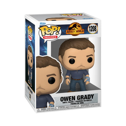 Funko Pop! Movies: JW3 - Owen Grady - Jurassic Park - Collectable Vinyl Figure - Gift Idea - Official Merchandise - Toys for Kids & Adults - Movies Fans - Model Figure for Collectors and Display