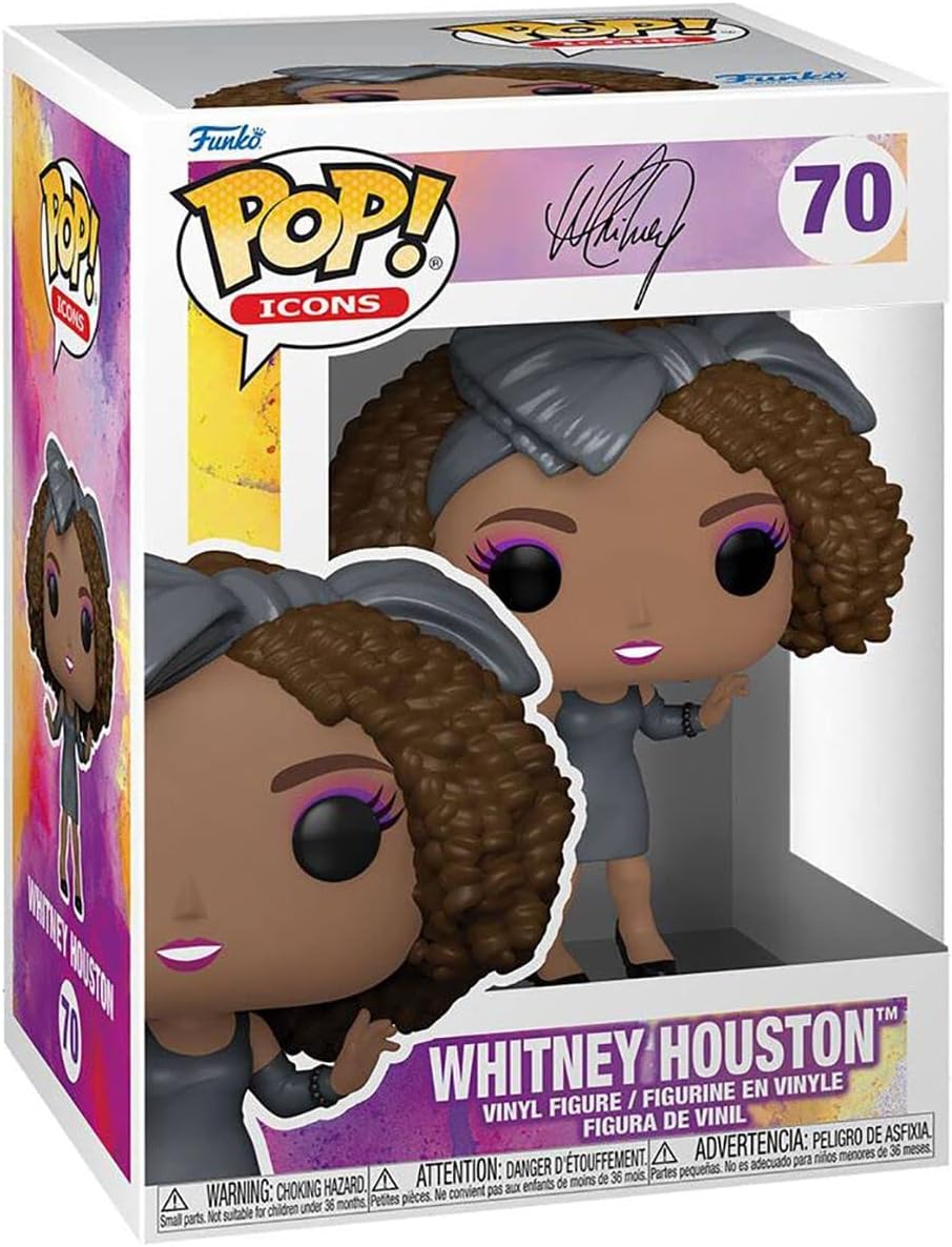 Funko POP! Icons: Whitney Houston - Collectable Vinyl Figure - Gift Idea - Official Merchandise - Toys For Kids & Adults - Music Fans - Model Figure For Collectors And Display