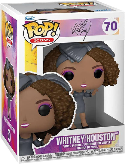 Funko POP! Icons: Whitney Houston - Collectable Vinyl Figure - Gift Idea - Official Merchandise - Toys For Kids & Adults - Music Fans - Model Figure For Collectors And Display