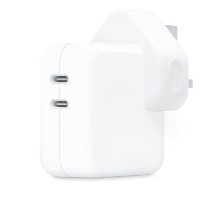 Apple 35W Dual Usb-C Port Power Adapter - Power Adapter - 35 Watt - Output Connectors: 2 - United Kingdom - For 10.2-Inc