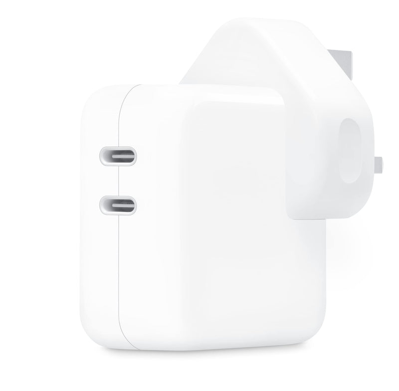 Apple 35W Dual Usb-C Port Power Adapter - Power Adapter - 35 Watt - Output Connectors: 2 - United Kingdom - For 10.2-Inc