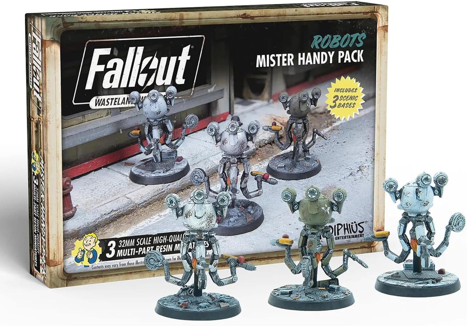 Fallout: Wasteland Warfare - Robots: Mr Handy Pack