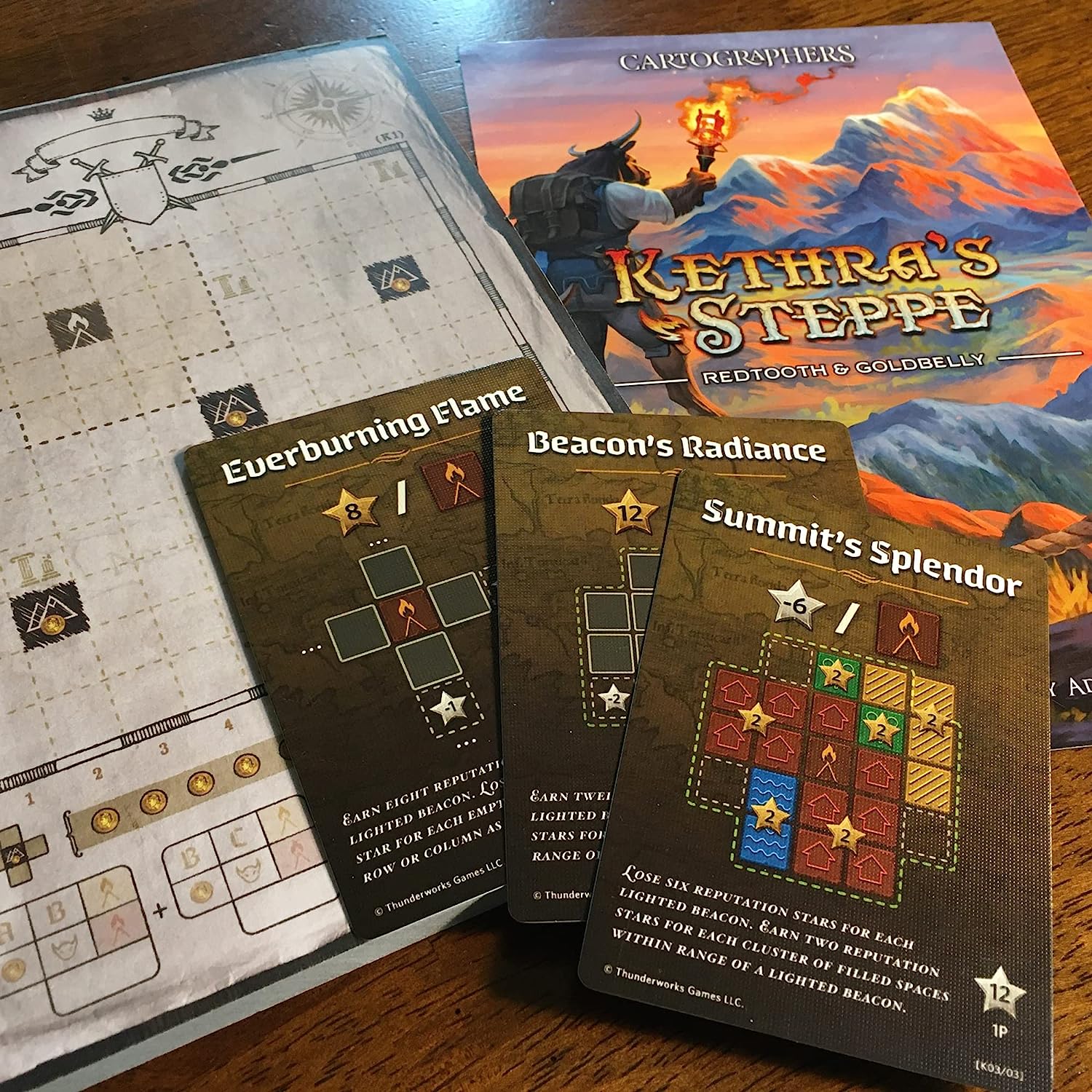 Cartographers: Map Pack 5, Kethra’s Steppe |Expansion for The Award-Winning Game of Fantasy Map Drawing | Strategy Flip and Write Board Game | Family Game for 1-75 Players