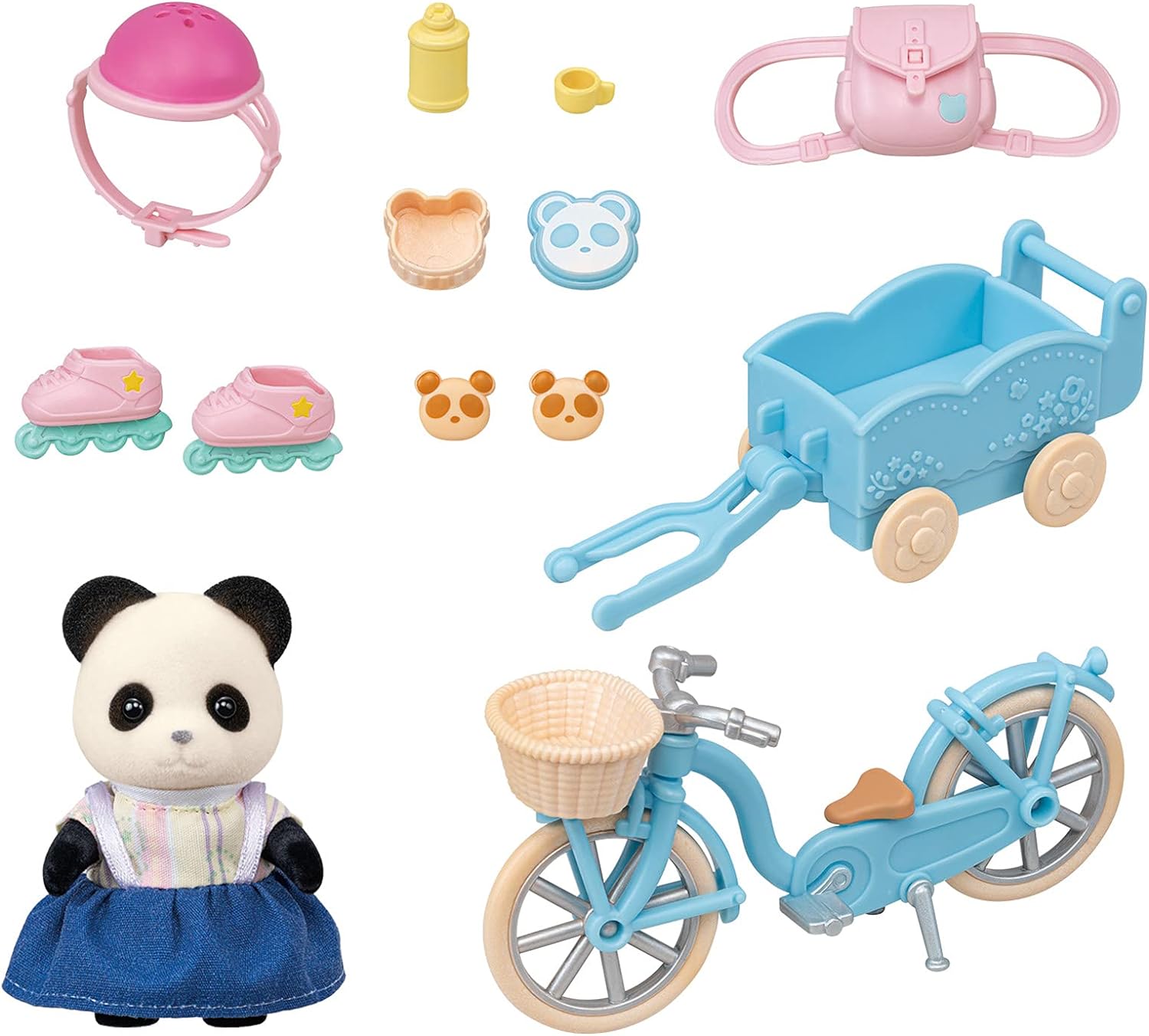 Sylvanian Families Cycle & Skate Set -Panda Girl