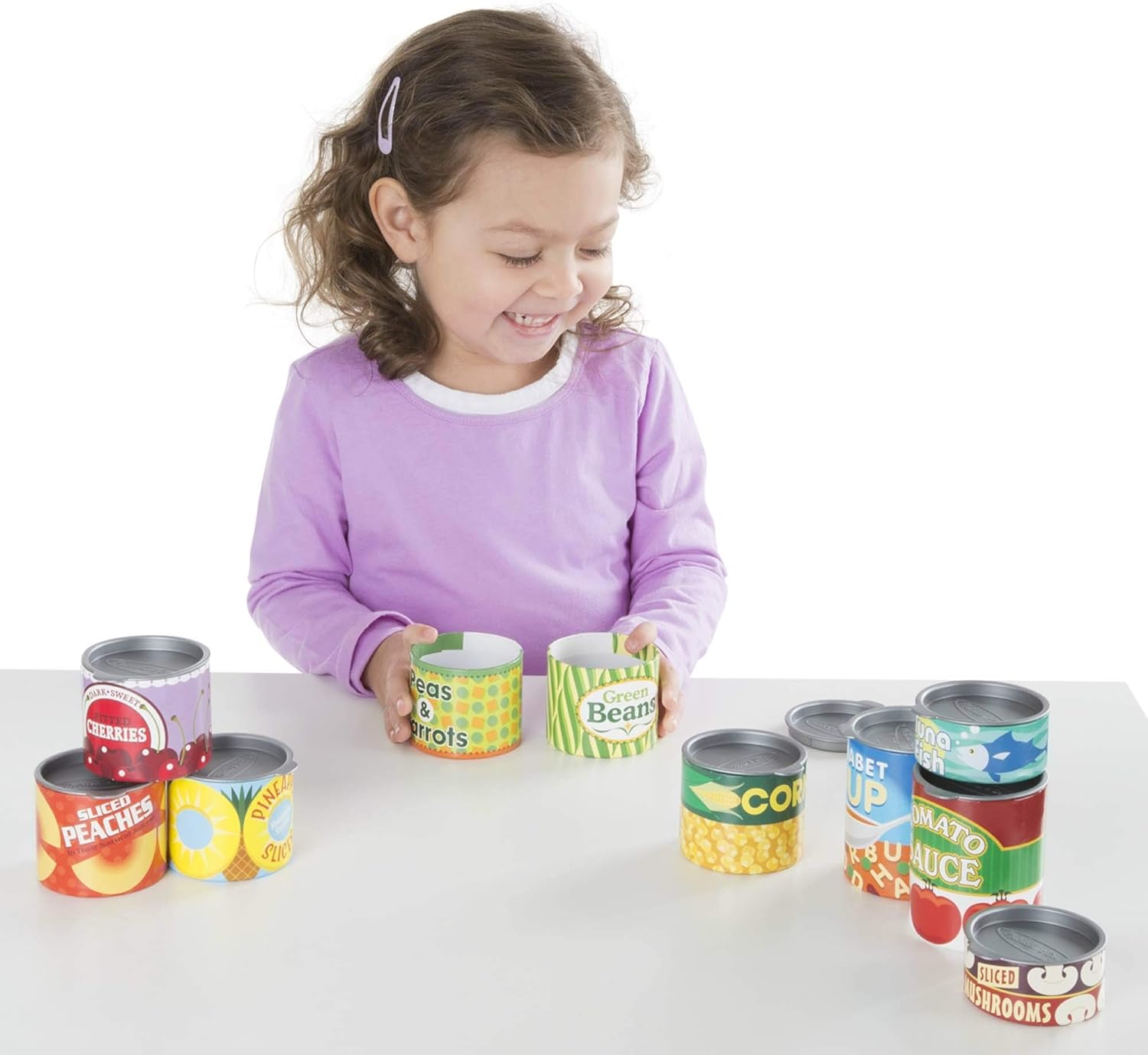Melissa & Doug Pots & Pans Set | Pretend Play | Play Food | 3+ | Gift for Boy or Girl & | Canned Food Play Set | Pretend Play | Play Food | 3+ | Gift for Boy or Girl