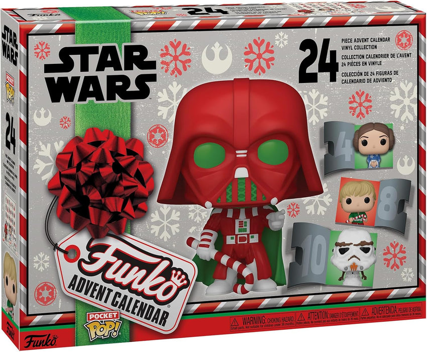 Funko Advent Calendar: Star Wars Holiday - Darth Vader - 24 Days Of Surprise - Collectable Vinyl Mini Figures - Mystery Box - Gift Idea - Holiday Xmas for Girls, Boys & Kids - Christmas Countdown