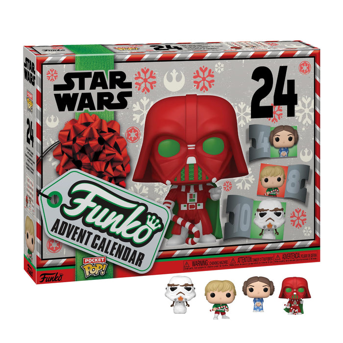 Funko Advent Calendar: Star Wars Holiday - Darth Vader - 24 Days Of Surprise - Collectable Vinyl Mini Figures - Mystery Box - Gift Idea - Holiday Xmas for Girls, Boys & Kids - Christmas Countdown