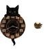 Kitten Tickin` Cat Pendulum Clock