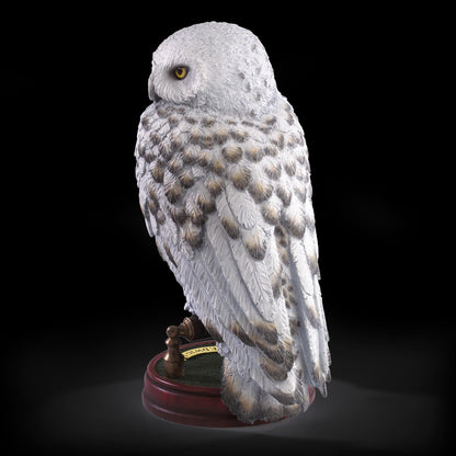 The Noble Collection Harry Potter Escultura de Edvige la búho, Estampado Animal, Multicolor (NN7876
