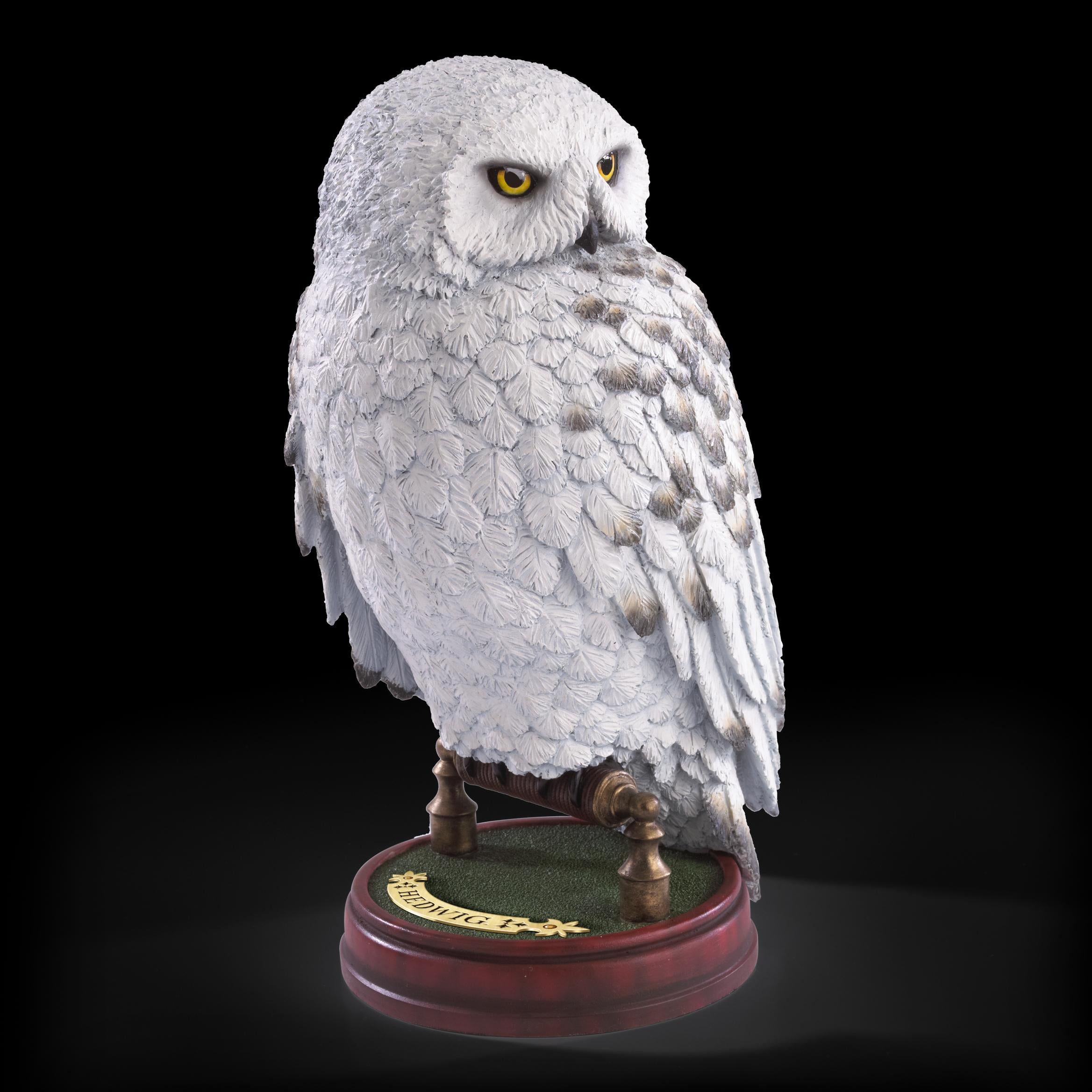 The Noble Collection Harry Potter Escultura de Edvige la búho, Estampado Animal, Multicolor (NN7876