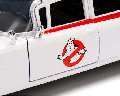 Jada 253235000 Cazafantasmas coche ECTO-1 metal 1:24 Ghostbusters Car Collecting, White