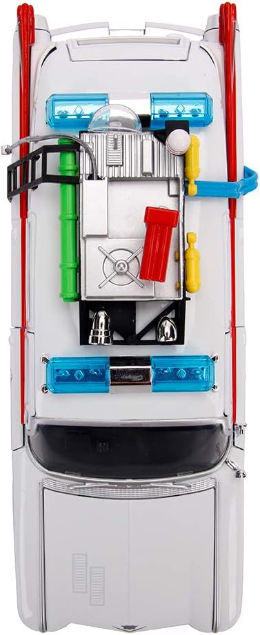 Jada 253235000 Cazafantasmas coche ECTO-1 metal 1:24 Ghostbusters Car Collecting, White