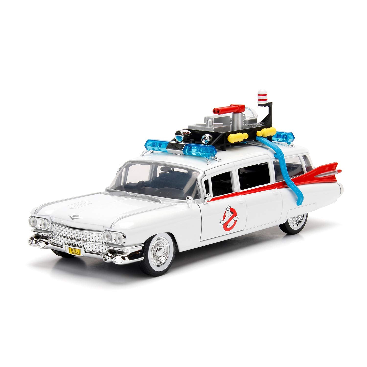 Jada 253235000 Cazafantasmas coche ECTO-1 metal 1:24 Ghostbusters Car Collecting, White