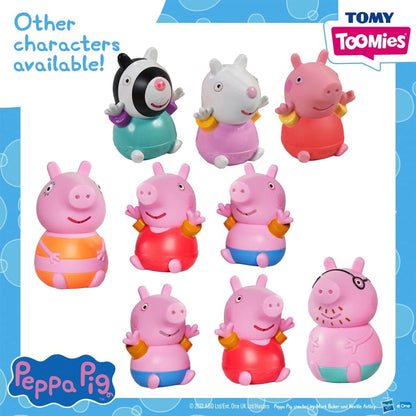 Toomies E73413 Peppa and Friends Squirters, Soft Touch Squeezable Bath Toys, Water Squirter Playset, Multicolor, Small Peppa & Friends Squirters