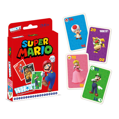 Winning Moves Super Mario WHOT! Card Game English Edition | Family Card Game for Ages 6 and up
