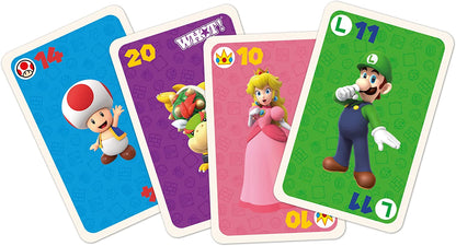 Winning Moves Super Mario WHOT! Card Game English Edition | Family Card Game for Ages 6 and up