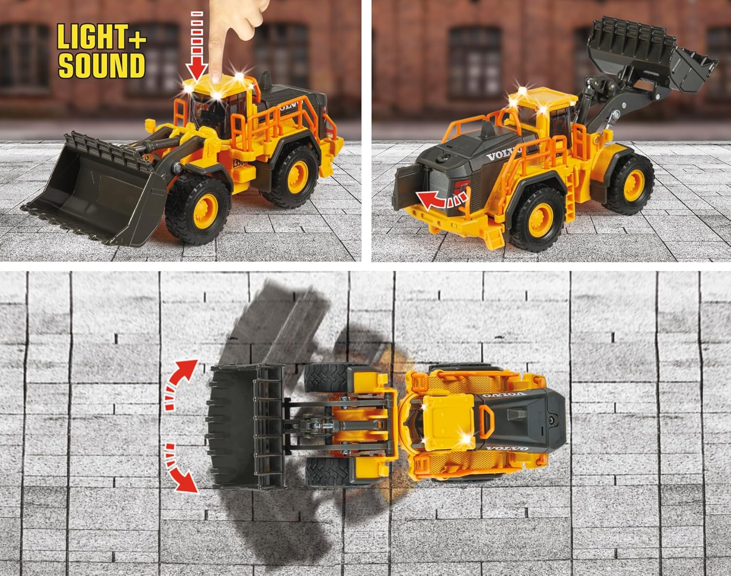 Majorette - Volvo L350h Wheel Loader (213723001)