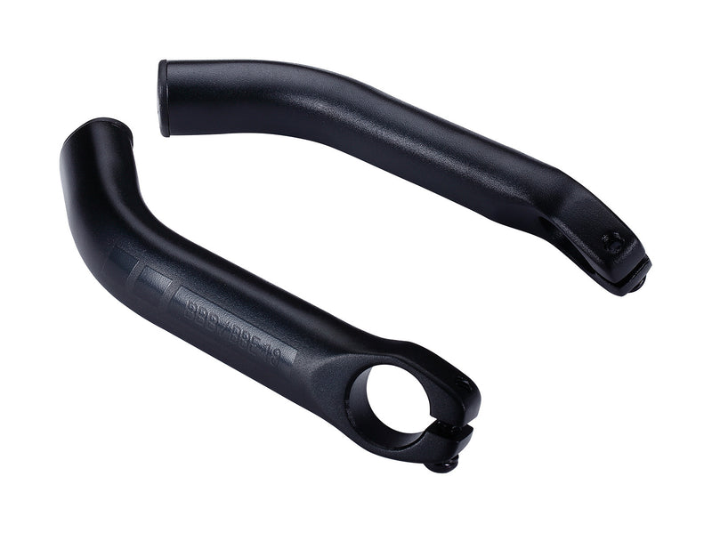 BBB Cycling Curved Bar Ends One Piece Design Lightweight Strong Aluminium Anatomically Shaped 150mm LightCurved Bar Ends BBE-18