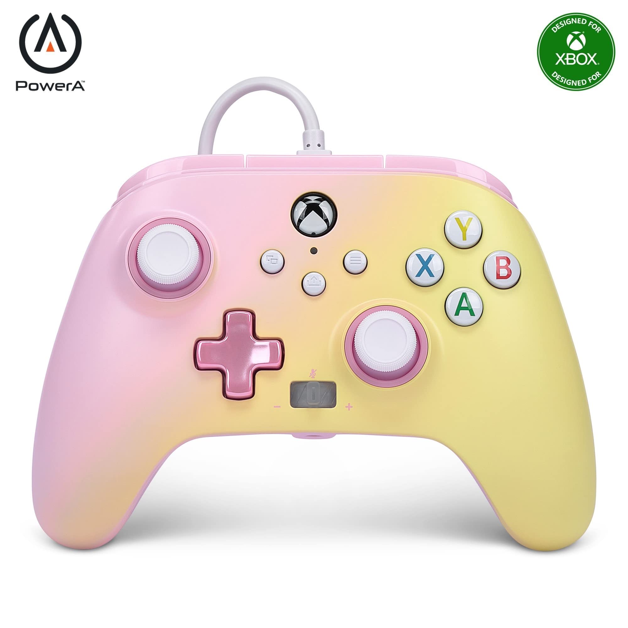 PowerA Enhanced Wired Controller for Xbox Series X|S - Pink Lemonade