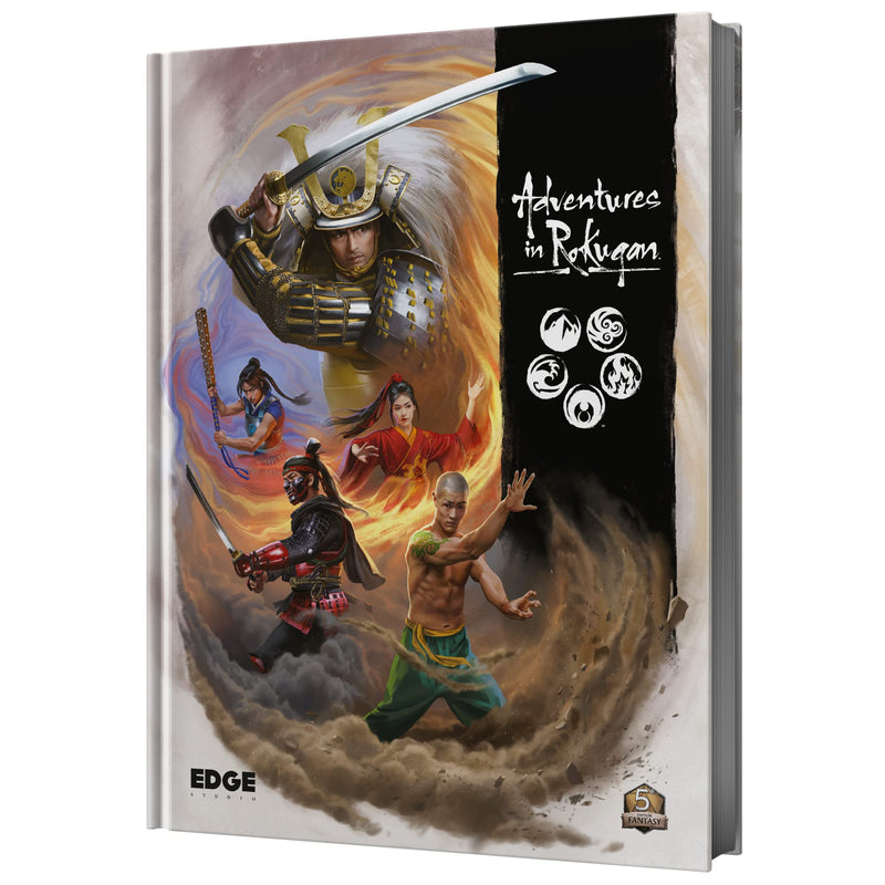 Adventures in Rokugan Roleplaying Game | Legend of The Five Rings RPG Tactical Strategy 2+ Players Ages 14+ Average Playtime 90 Minutes Made by EDGE Studio, Multicolor (ESAIR01EN