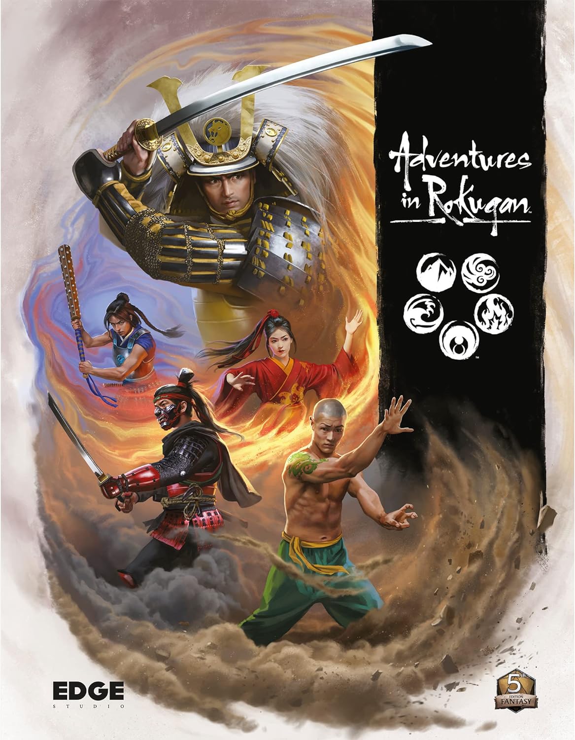 Adventures in Rokugan Roleplaying Game | Legend of The Five Rings RPG Tactical Strategy 2+ Players Ages 14+ Average Playtime 90 Minutes Made by EDGE Studio, Multicolor (ESAIR01EN