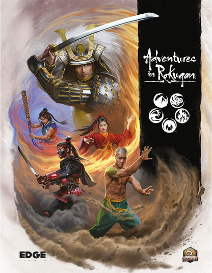 Adventures in Rokugan Roleplaying Game | Legend of The Five Rings RPG Tactical Strategy 2+ Players Ages 14+ Average Playtime 90 Minutes Made by EDGE Studio, Multicolor (ESAIR01EN