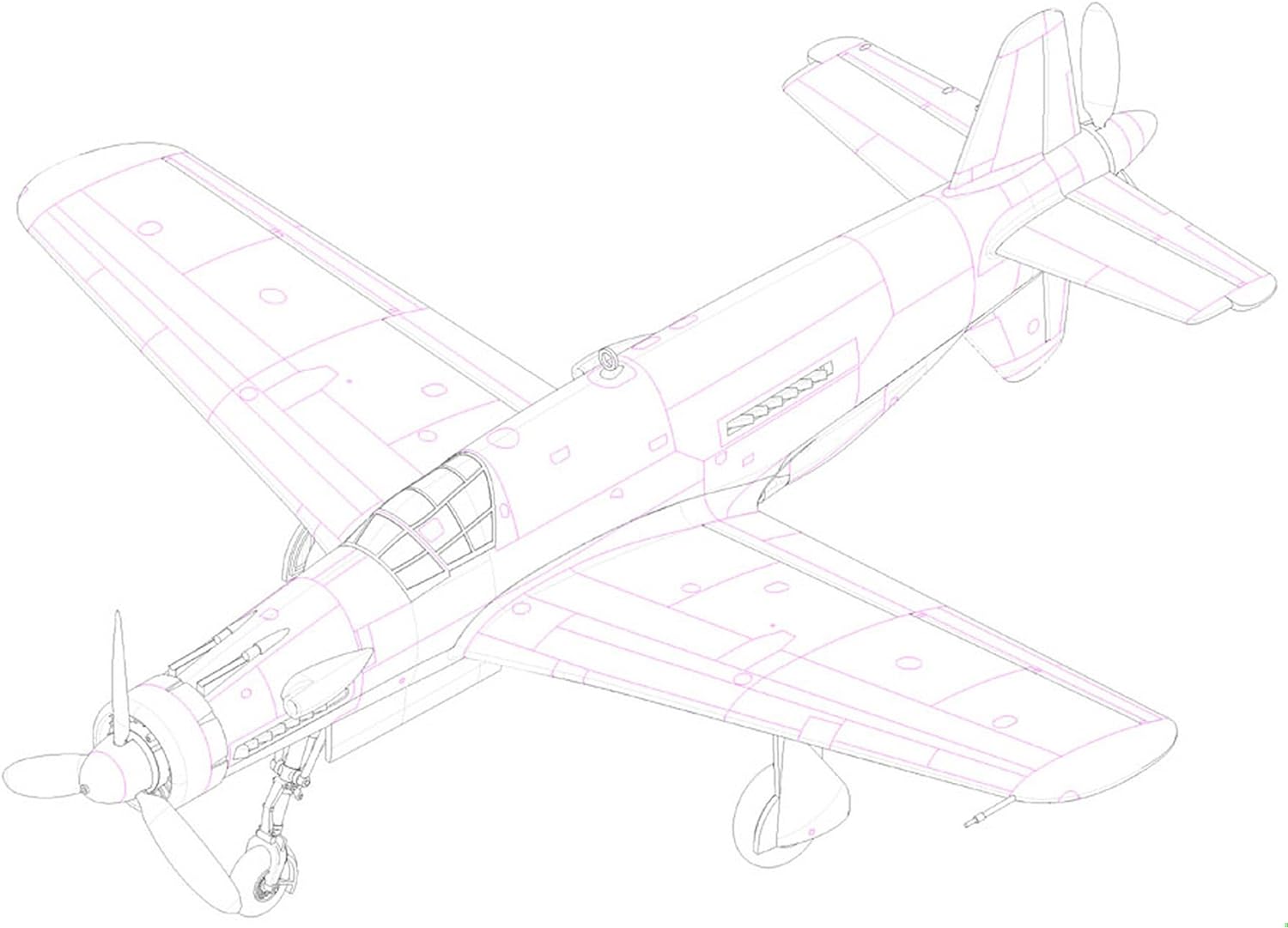 Hobbyboss 1:72 Scale Dornier Do335 Pfeil Heavy Fighter Assembly Kit