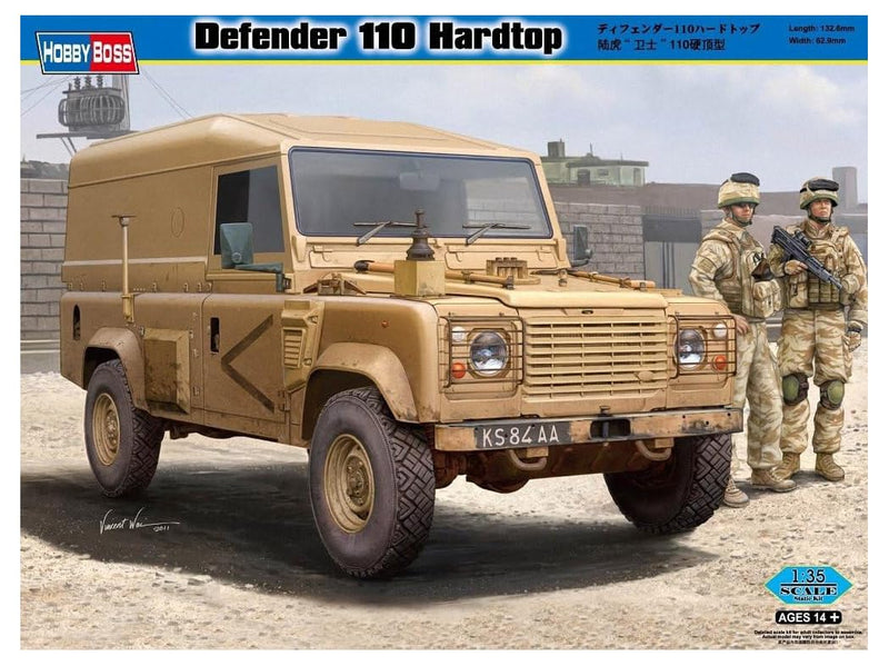 HobbyBoss 1/35 Land Rover Defender 110 Hardtop model kit