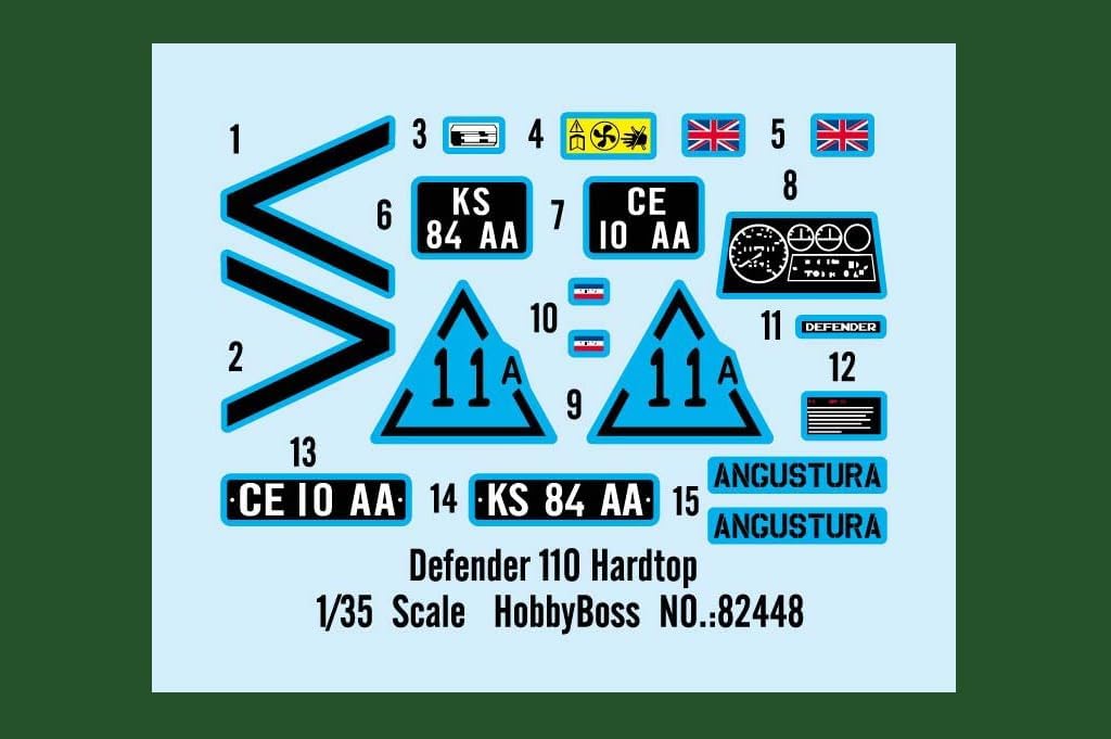 HobbyBoss 1/35 Land Rover Defender 110 Hardtop model kit