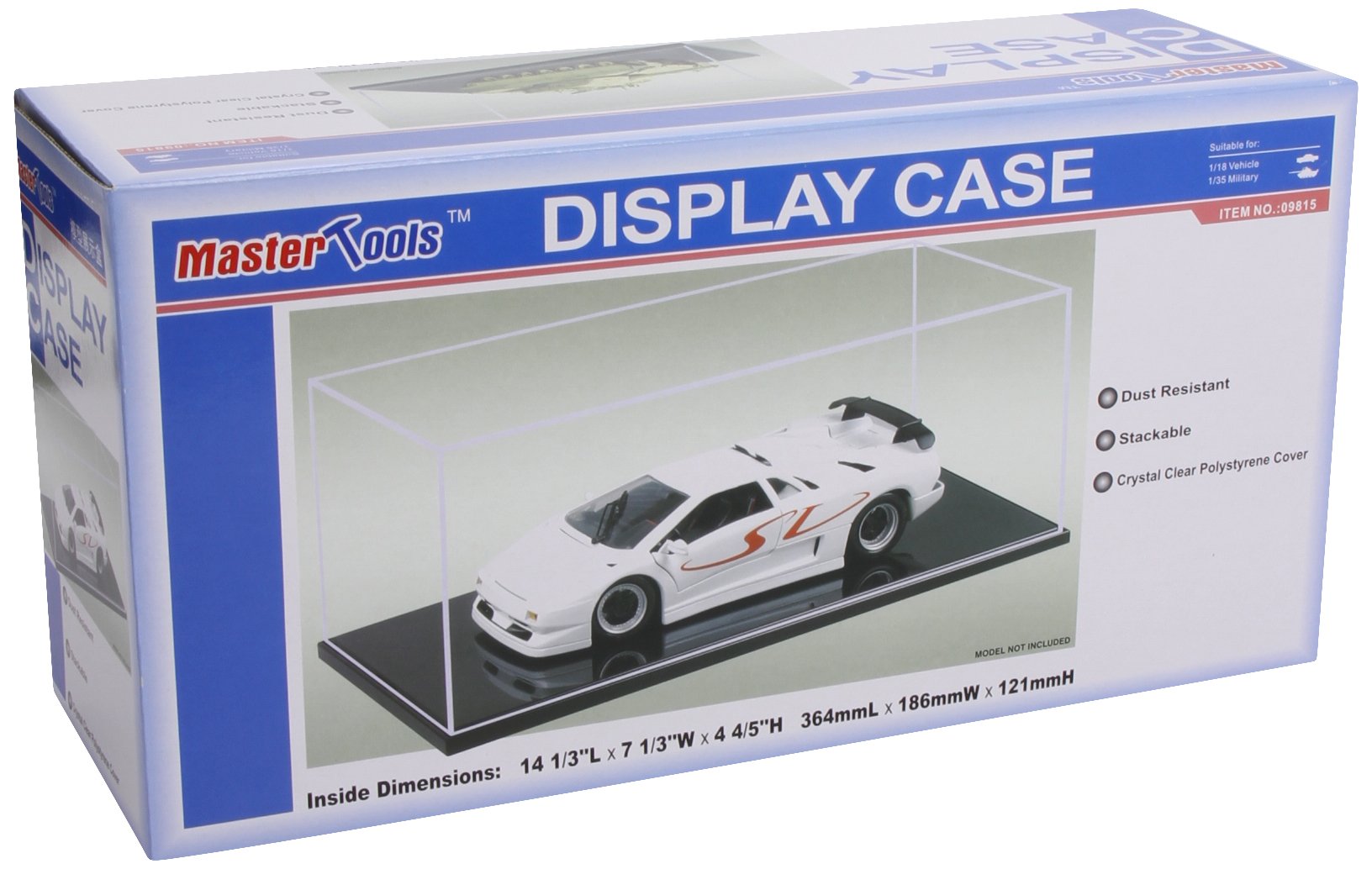 Trumpeter Display Cases -364mm x 186mm x 121mm