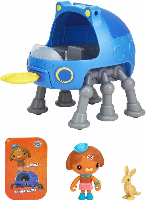 Octonauts 61108 Above & Beyond, Deluxe Toy Vehicle & Figure, Dashi & Terra Gup 1 Adventure Pack,Recreate Missions, 4 Piece Set Dashi and Terra Gup 1