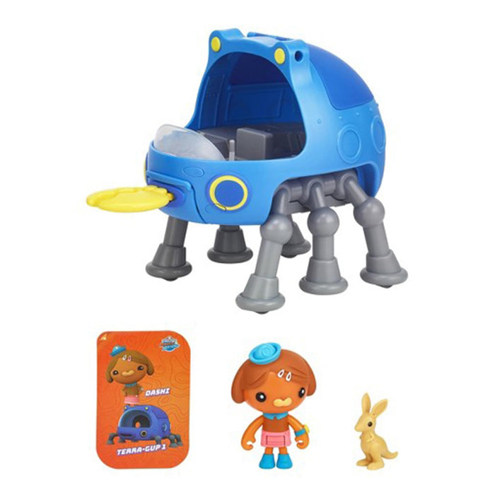 Octonauts 61108 Above & Beyond, Deluxe Toy Vehicle & Figure, Dashi & Terra Gup 1 Adventure Pack,Recreate Missions, 4 Piece Set Dashi and Terra Gup 1