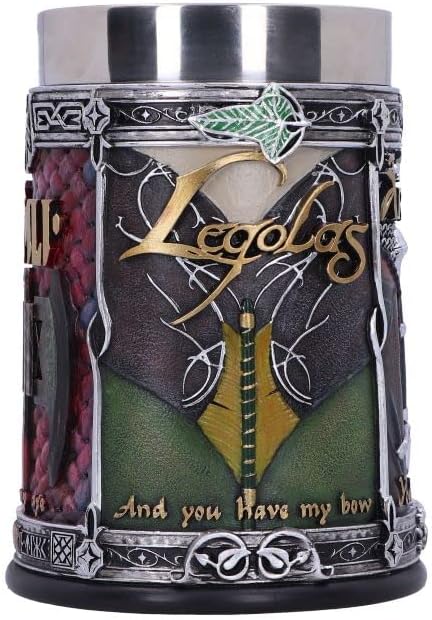 Nemesis Now Chope sous licence officielle Lord of the Rings The Fellowship - Multicolore - 15,5 cm