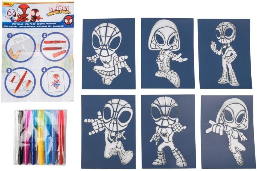 Canenco - Spidey Blaaspennen Set