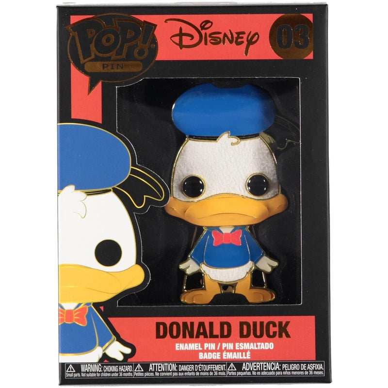 Funko- Pop Pin Disney Donald 10cm Muñecos y Figuras de acción, Multicolor, único (135817