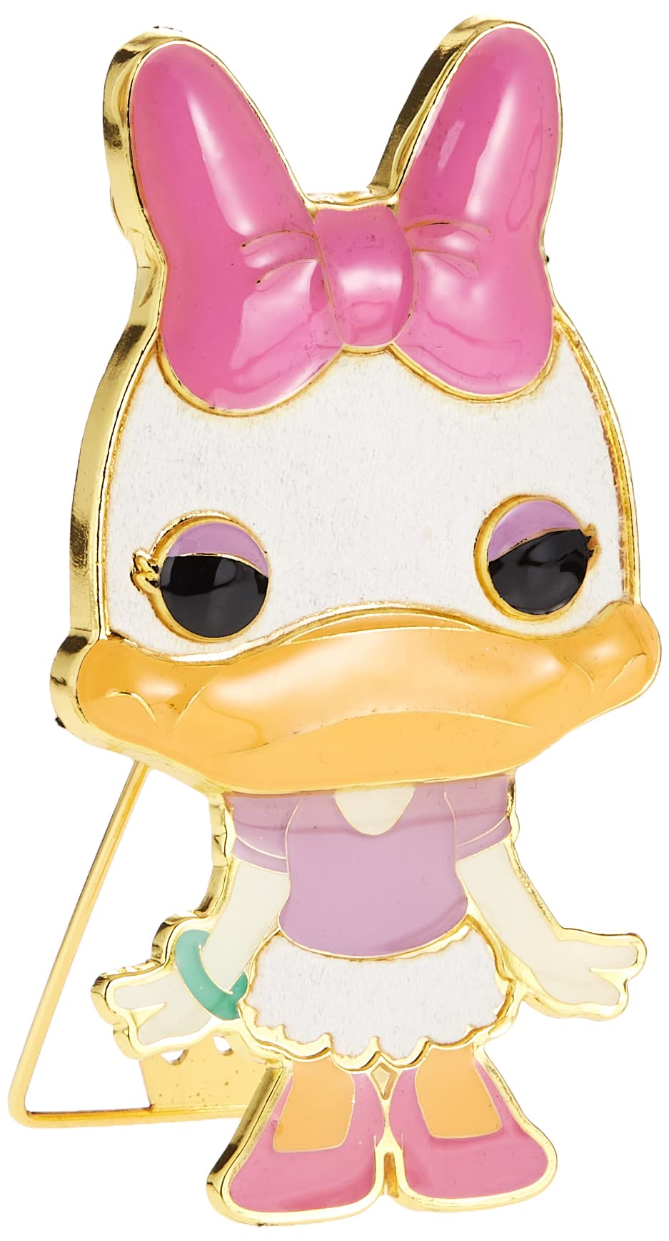 Funko - Pop Pin Disney Daisy 10cm Figures and Action Figures, Multicolor (135816), único, Not applicable 10 UK, Not a gemstone