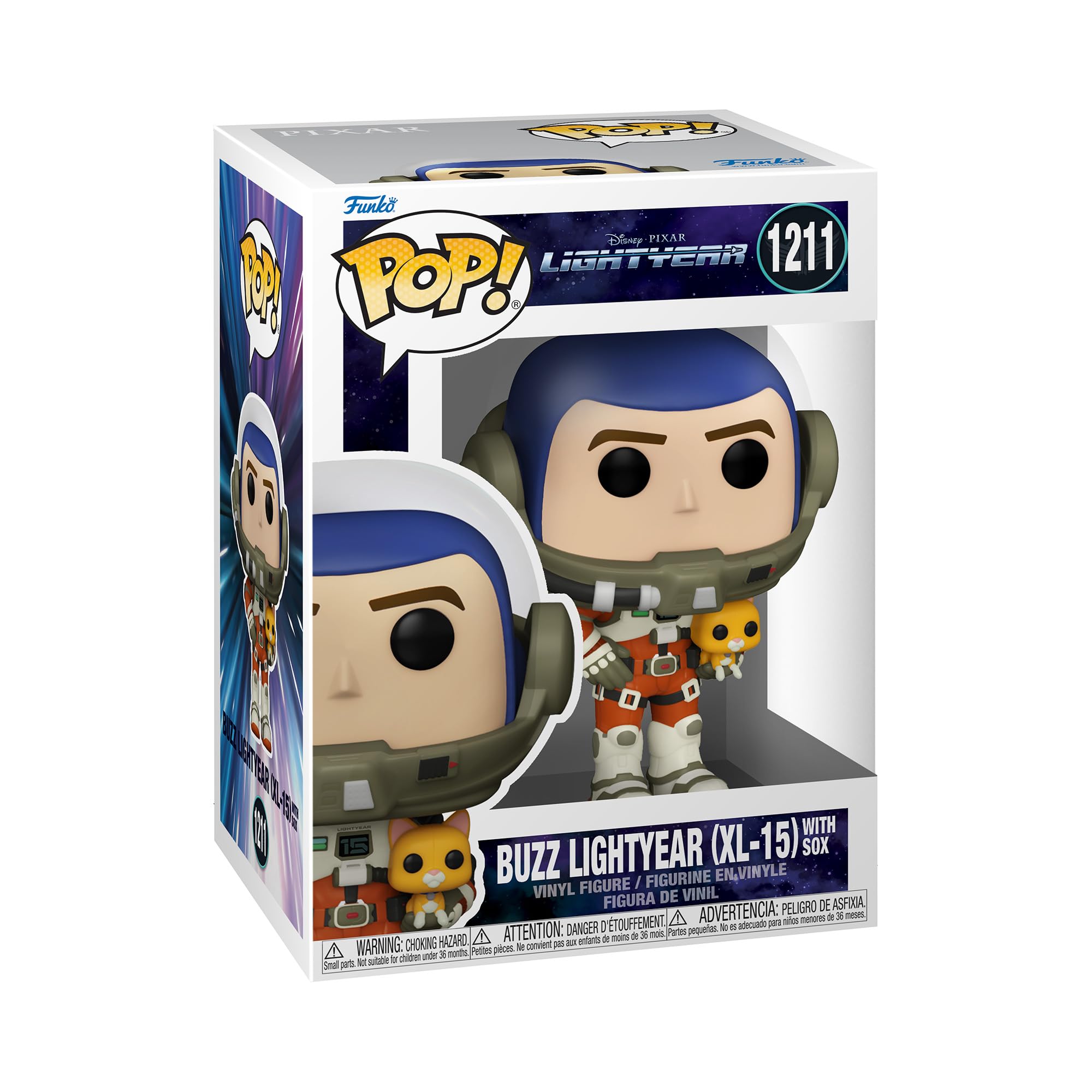 Funko Pop! Disney: Lightyear - Buzz Lightyear - Figura de Vinilo Coleccionable - Idea de Regalo- Mercancia Oficial - Juguetes para Niños y Adultos - Movies Fans - Muñeco para Coleccionistas