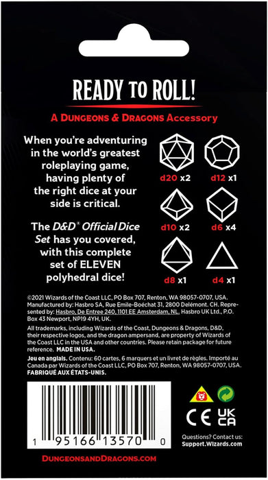 Dungeons & Dragons D&D Dungeons & Dragons Official Dice Set