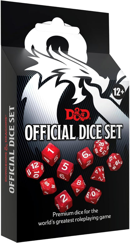 Dungeons & Dragons D&D Dungeons & Dragons Official Dice Set