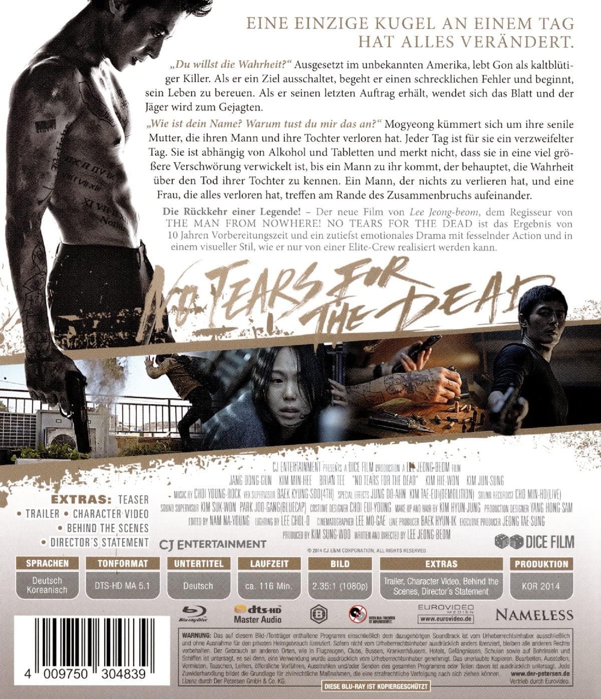 NO TEARS FOR THE DEAD/BD - (GERMAN IMPORT)