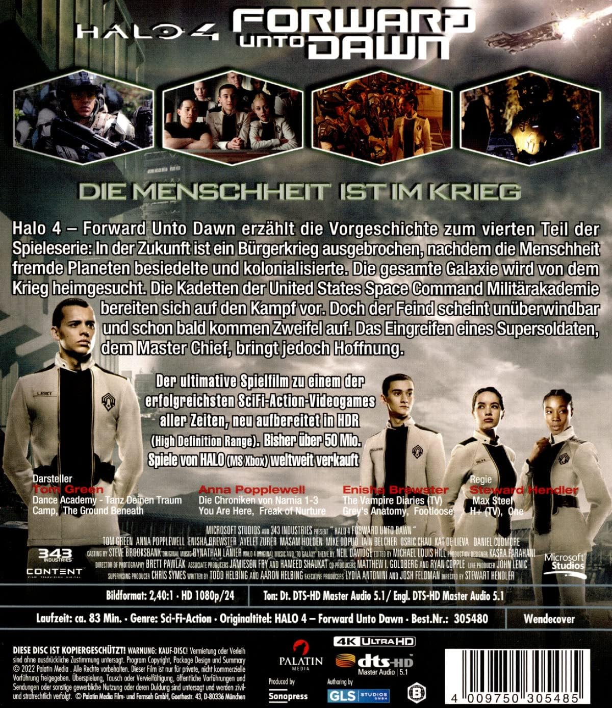 Movie HALO 4-FORWARD UNTO DAWN/4K UHD/BD - (GERMAN IMPOR
