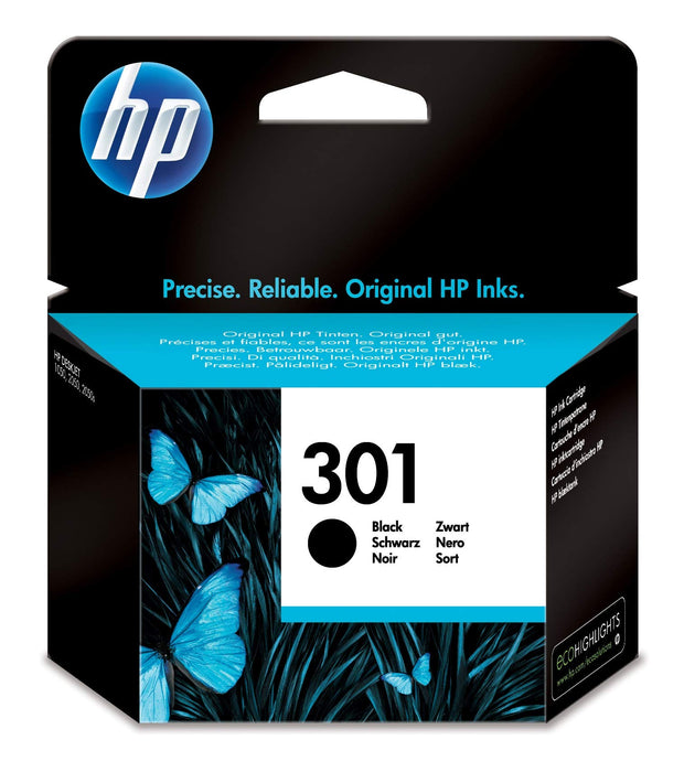HP CH561EE 301 Original Ink Cartridge, Black, Pack of 1