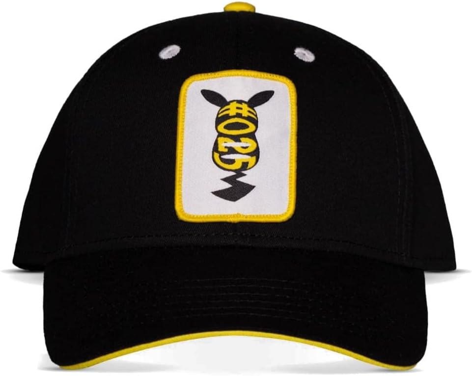 Pokémon Pikachu Unisex Cap schwarz Fan-Merch, Gaming